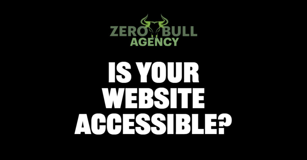 Is your website accessible