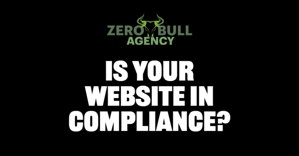 Is your website in compliance