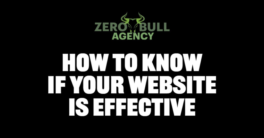 How to know if your website is effective