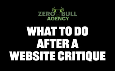 What To Do After You’ve Gotten A Website Critique