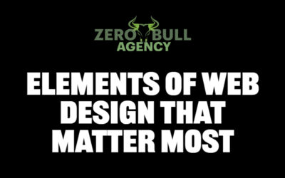 5 Elements Of Web Design That Matter Most To Visitors